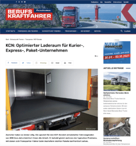Onlineartikel KEP Laderaumoptimierung mit Antirutschboden